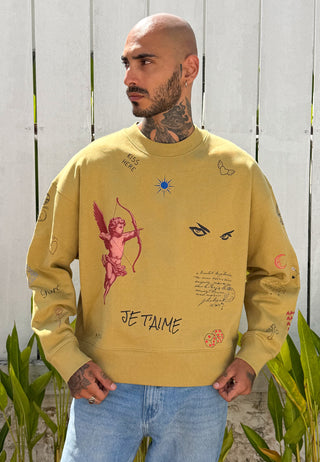 Sweatshirt Boxy "Flash Tattoo 2"