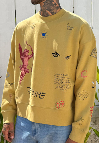 Sweatshirt Boxy "Flash Tattoo 2"
