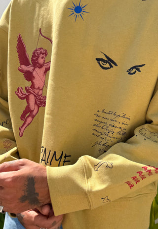 Sweatshirt Boxy "Flash Tattoo 2"