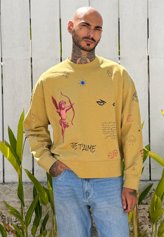 Sweatshirt Boxy "Flash Tattoo 2"