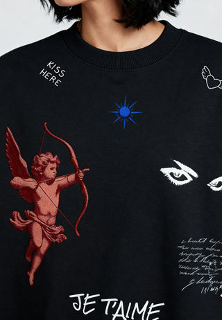 Sweatshirt Boxy "Flash Tattoo 2"