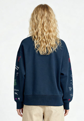 Sweatshirt Boxy "Flash Tattoo 1"