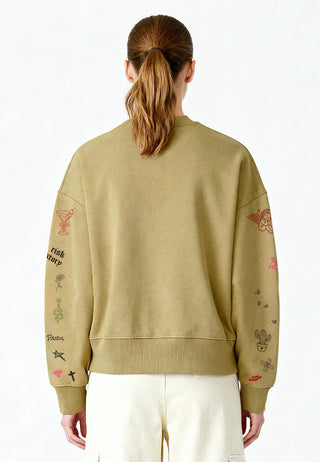Sweatshirt Boxy "Flash Tattoo 1"