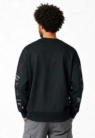 Sweatshirt Boxy "Flash Tattoo 1"