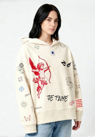 Hoodie Boxy "Flash Tattoo 2"