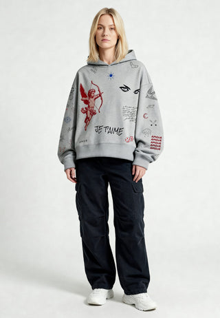 Hoodie Boxy "Flash Tattoo 2"