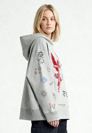 Hoodie Boxy "Flash Tattoo 2"