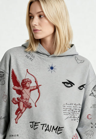 Hoodie Boxy "Flash Tattoo 2"