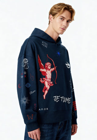 Hoodie Boxy "Flash Tattoo 2"