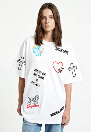 T-shirt Oversize "Tattoo Be Kind"