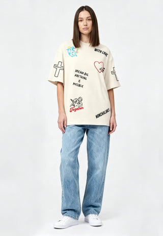 T-shirt Oversize "Tattoo Be Kind"