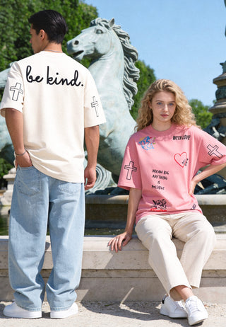T-shirt Oversize "Tattoo Be Kind"