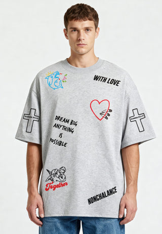 T-shirt Oversize "Tattoo Be Kind"