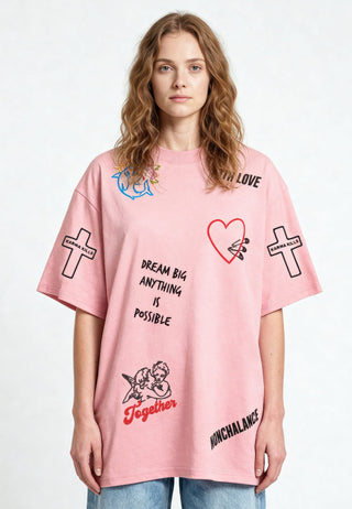 T-shirt Oversize "Tattoo Be Kind"