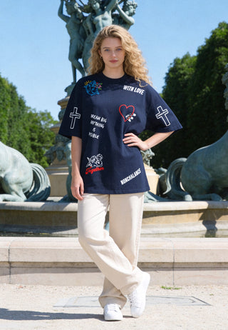 T-shirt Oversize "Tattoo Be Kind"