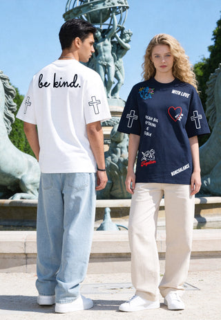 T-shirt Oversize "Tattoo Be Kind"