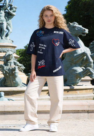 T-shirt Oversize "Tattoo Be Kind"