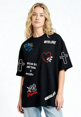 T-shirt Oversize "Tattoo Be Kind"