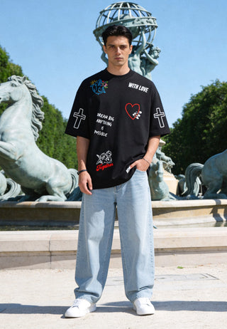 T-shirt Oversize "Tattoo Be Kind"