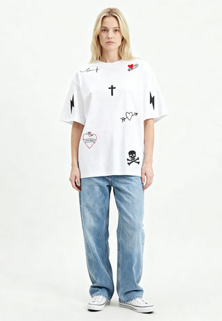 T-shirt Oversize "Tattoo Mi Amor"