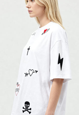 T-shirt Oversize "Tattoo Mi Amor"