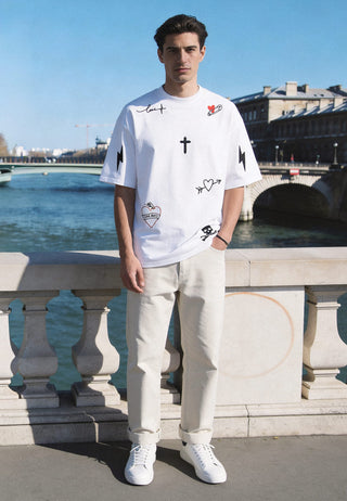 T-shirt Oversize "Tattoo Mi Amor"