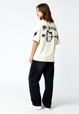 T-shirt Oversize "Tattoo Mi Amor"