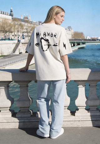 T-shirt Oversize "Tattoo Mi Amor"