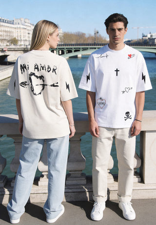 T-shirt Oversize "Tattoo Mi Amor"