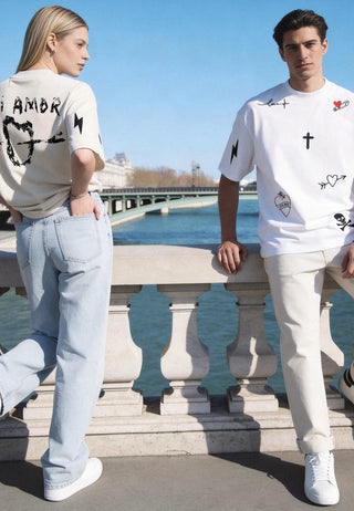 T-shirt Oversize "Tattoo Mi Amor"