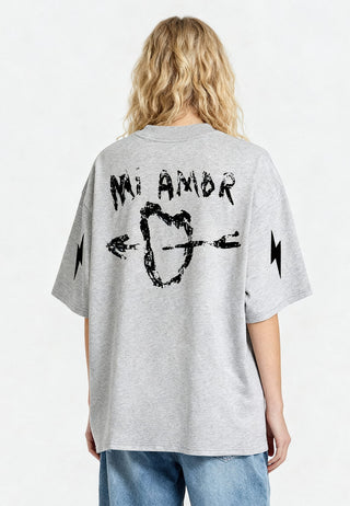 T-shirt Oversize "Tattoo Mi Amor"