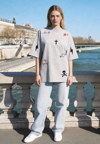 T-shirt Oversize "Tattoo Mi Amor"