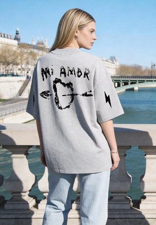 T-shirt Oversize "Tattoo Mi Amor"