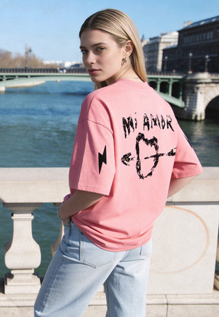 T-shirt Oversize "Tattoo Mi Amor"