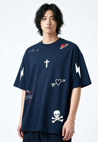 T-shirt Oversize "Tattoo Mi Amor"