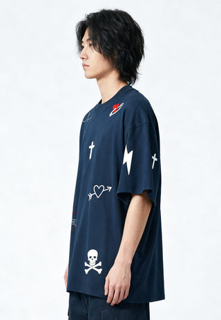 T-shirt Oversize "Tattoo Mi Amor"