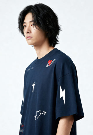 T-shirt Oversize "Tattoo Mi Amor"