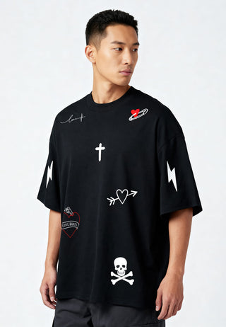 T-shirt Oversize "Tattoo Mi Amor"