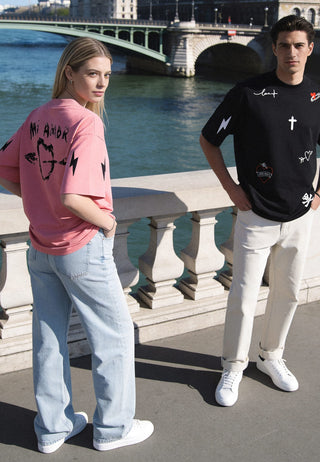 T-shirt Oversize "Tattoo Mi Amor"