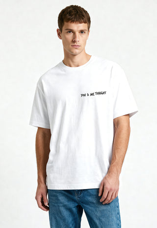 T-shirt Loose Fit "You & Me Tonight"