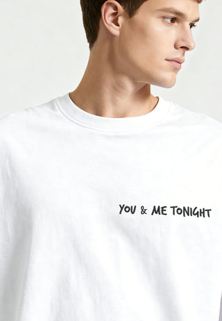 T-shirt Loose Fit "You & Me Tonight"