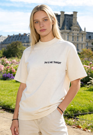 T-shirt Loose Fit "You & Me Tonight"