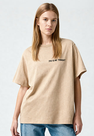 T-shirt Loose Fit "You & Me Tonight"