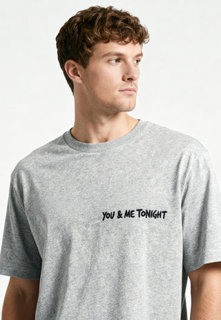 T-shirt Loose Fit "You & Me Tonight"