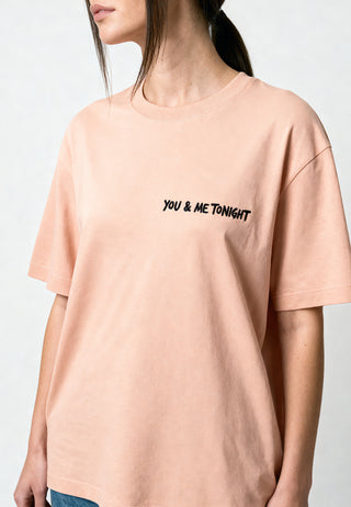 T-shirt Loose Fit "You & Me Tonight"