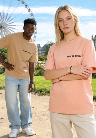 T-shirt Loose Fit "You & Me Tonight"