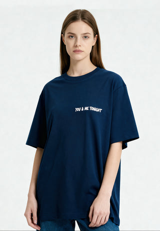 T-shirt Loose Fit "You & Me Tonight"
