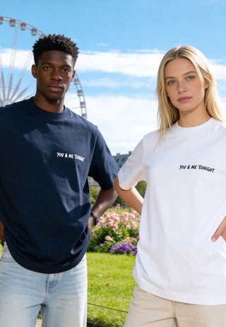 T-shirt Loose Fit "You & Me Tonight"