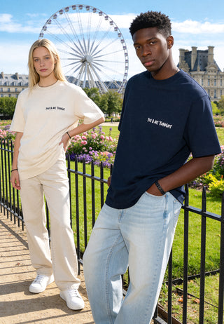 T-shirt Loose Fit "You & Me Tonight"