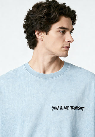 T-shirt Loose Fit "You & Me Tonight"